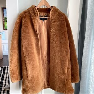 J. Crew oversized teddy coat